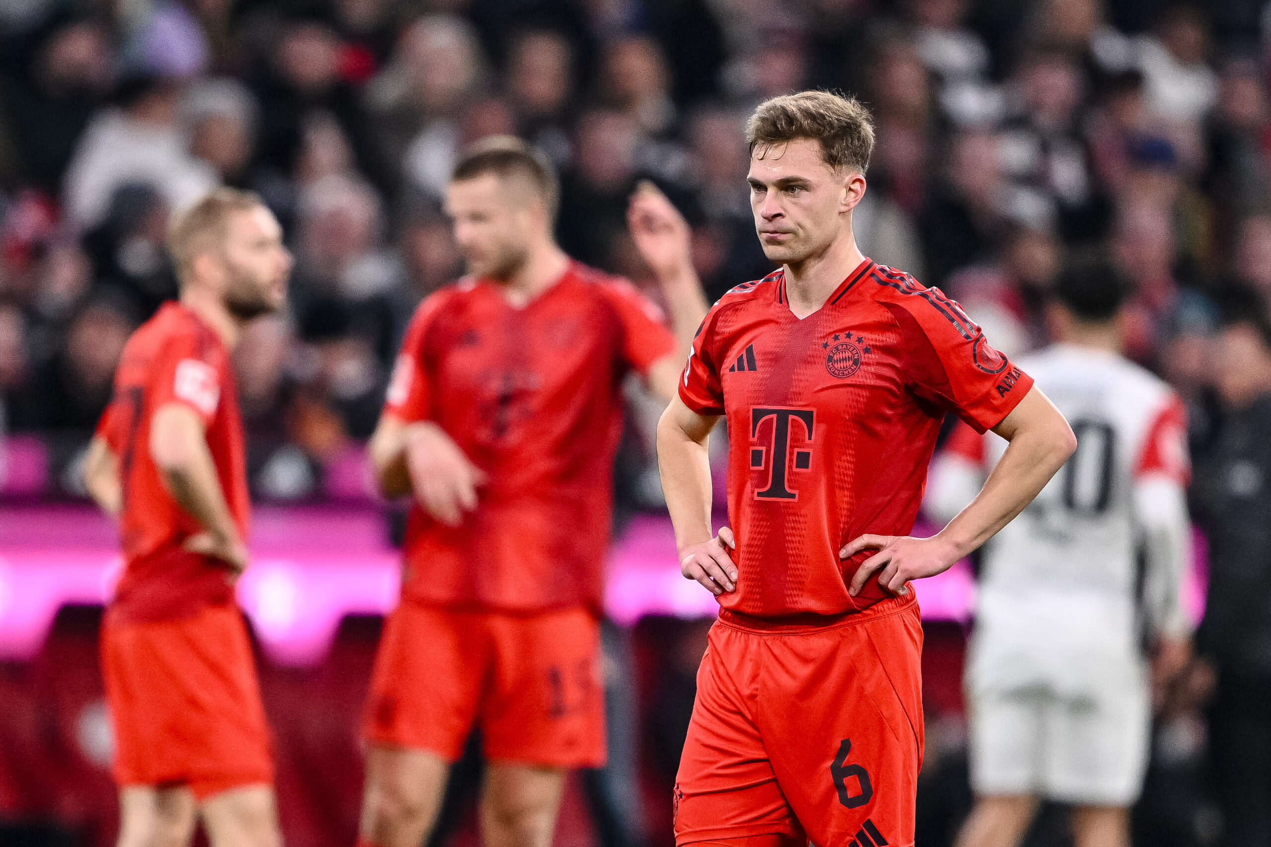 Bayern-Spieler Joshua Kimmich beim Spiel gegen Frankfurt