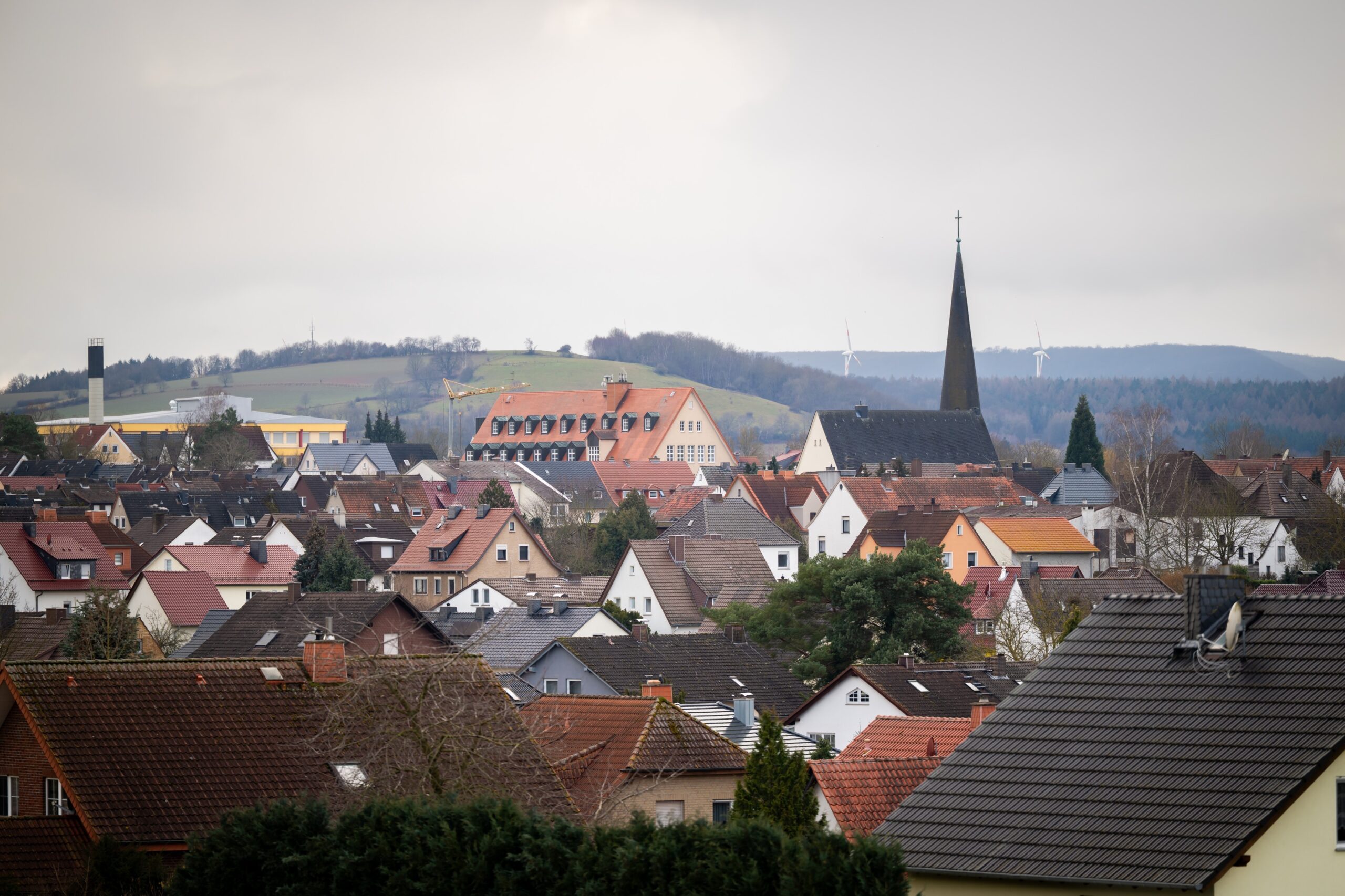 Blick auf die Stadt Heringen