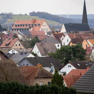 Blick auf die Stadt Heringen