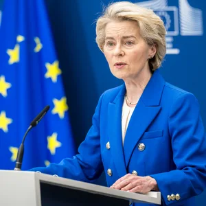 Ursula von der Leyen stellt Plan zur Wiederaufrüstung Europas vor.