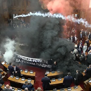 Ein Parlament voller Rauch