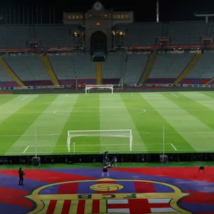 Das leere Stadion des FC Barcelona