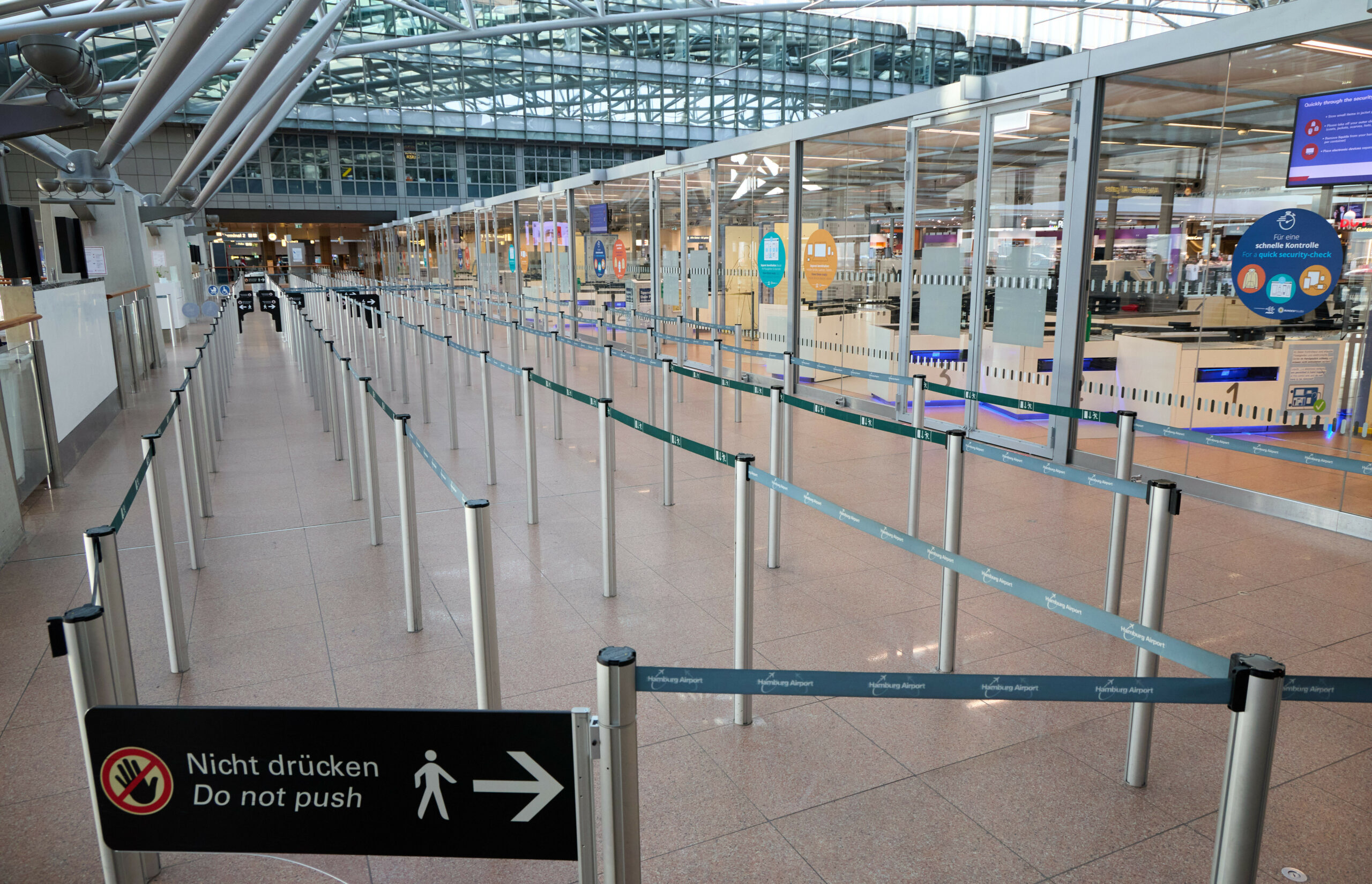 Streik am Hamburger Flughafen