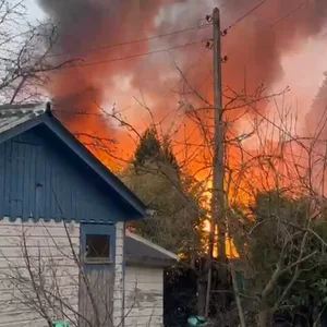 Feuer in Kleingartenverein Rübenkamp