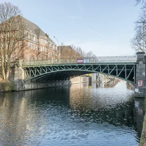 Brücke über den Eilbekkanal