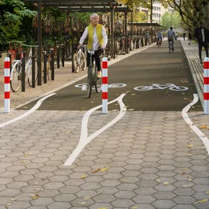 Keine Autos – dafür Platz für Radfahrer und Fußgänger: So soll die Hegarstraße künftig aussehen.