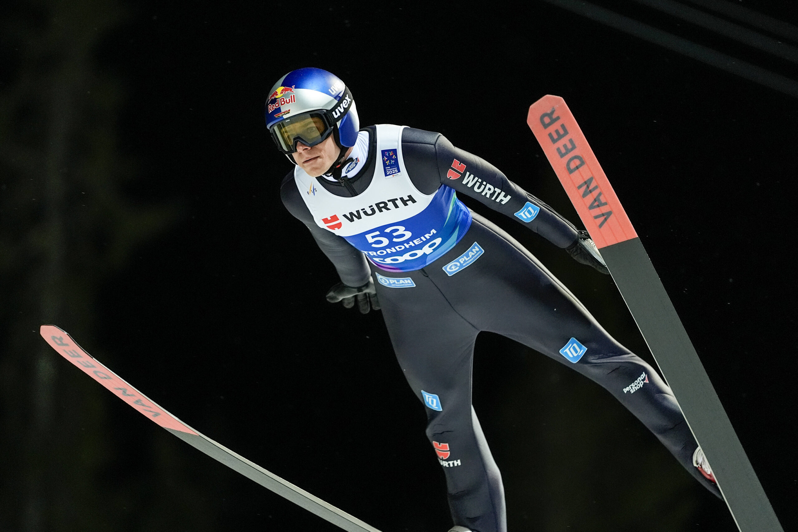 Andreas Wellinger bei der WM in Trondheim