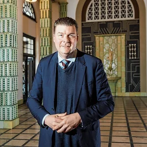 Finanzsenator Andreas Dressel in der Finanzbehoerde.