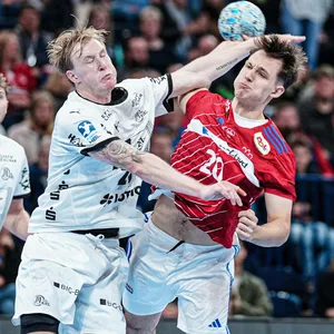 Hamburgs Ben Levermann im Spiel gegen den THW Kiel