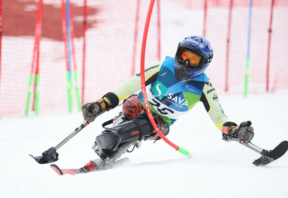 Anna-Lena Forster beim Paraslalom