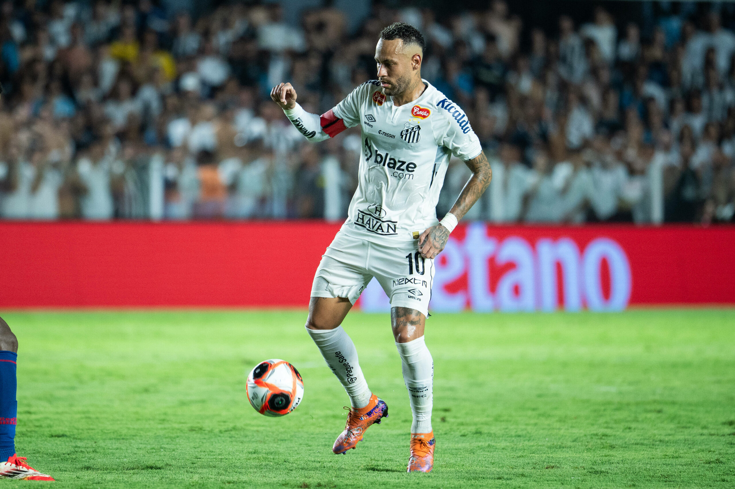 Neymar im Trikot des FC Santos