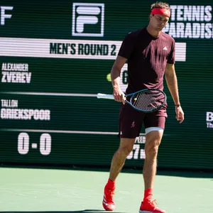 Alexander Zverev beim Masters in Indian Wells