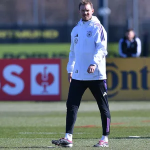 Julian Nagelsmann beim Training der Nationalmannschaft