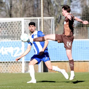 Connor Metcalfe gegen Herthas Bouchalakis