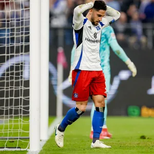Das war knapp: Ludovit Reis vergab gegen Elversberg eine der besten HSV-Chancen.