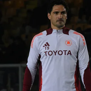 Mats Hummels im Trainingsshirt der AS Rom