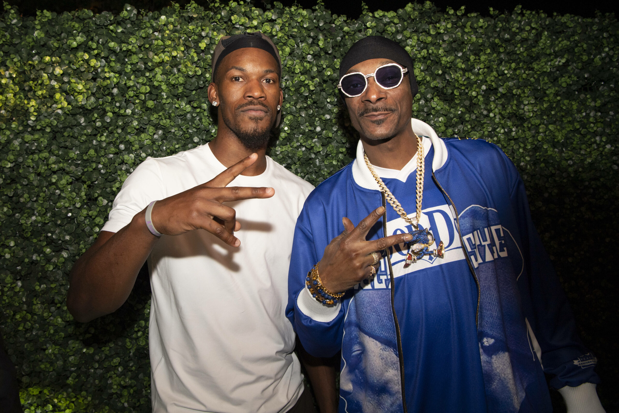 Jimmy Butler posiert mit Snoop Dogg