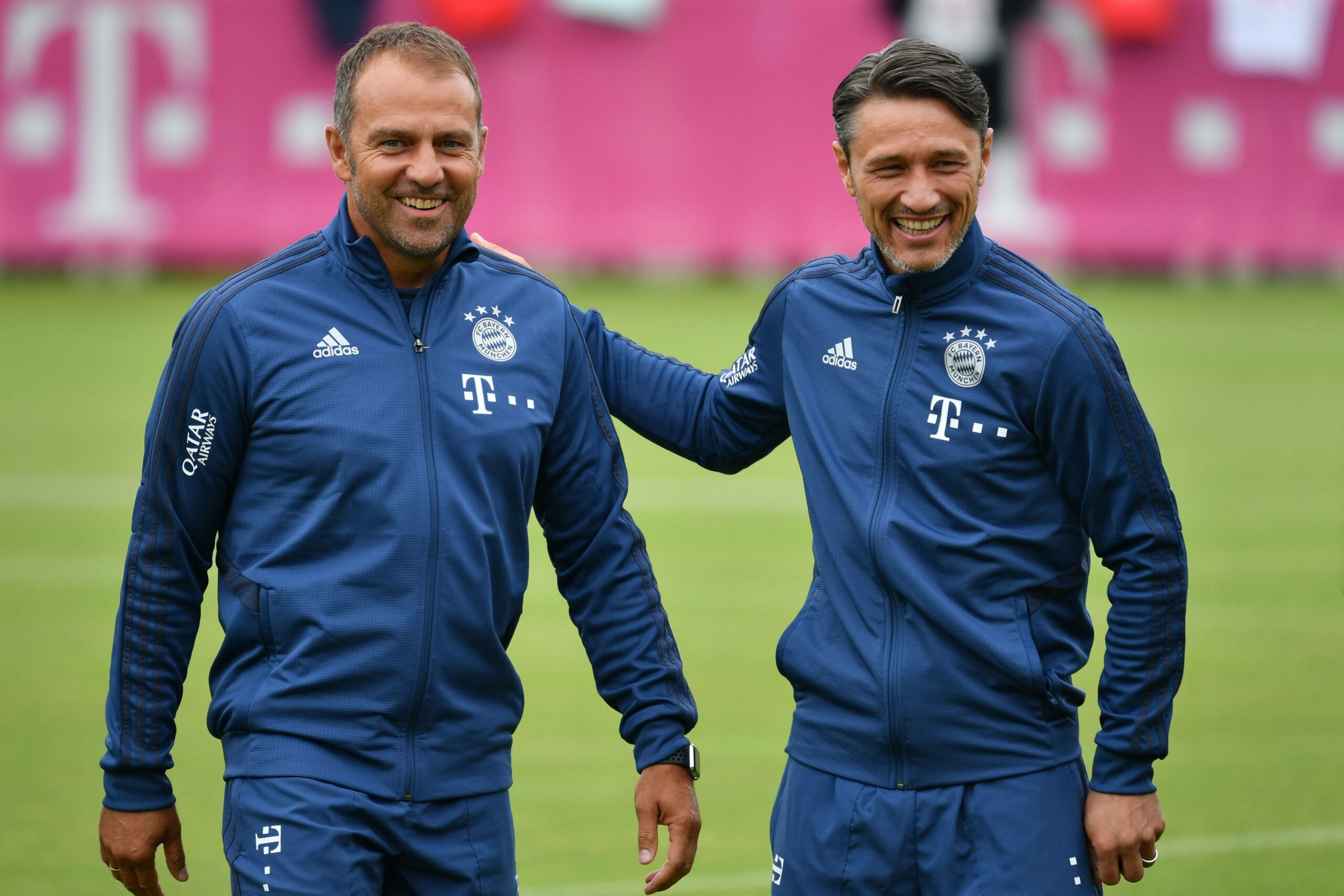 Hansi Flick und Niko Kovac zusammen beim FC Bayern