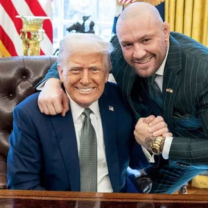 Donald Trump posierte zuletzt mit MMA-Star Conor McGregor.