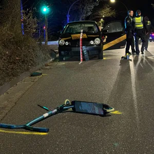 Roller liegt auf dem Boden