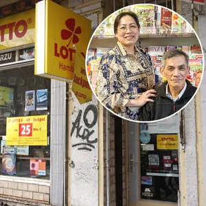 Das Ehepaar My (links) und Mai Diep wird den Kiosk in der Bismarckstraße 88 nicht länger betreiben.