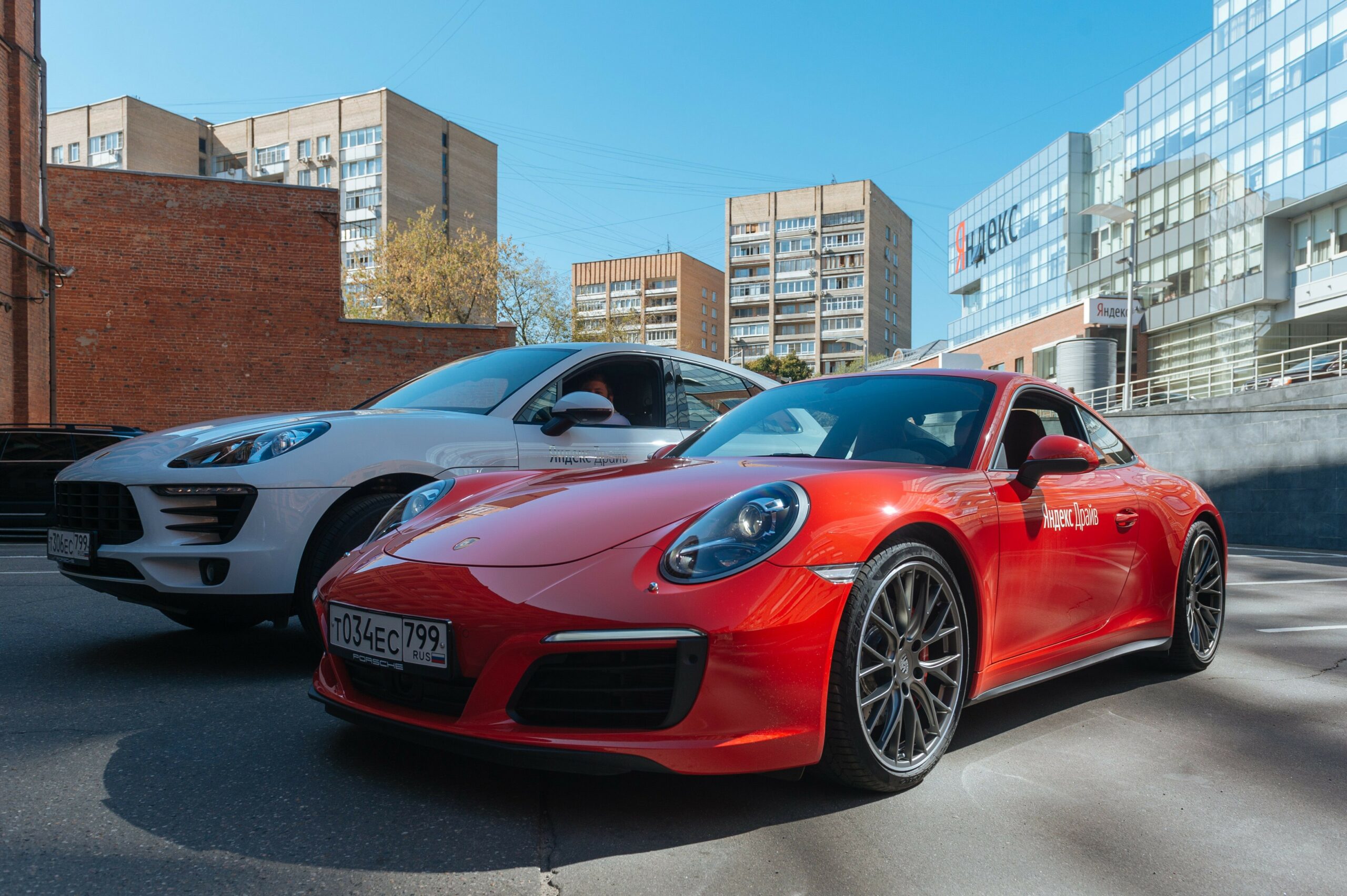 Porsches in Moskau (Symbolbild).