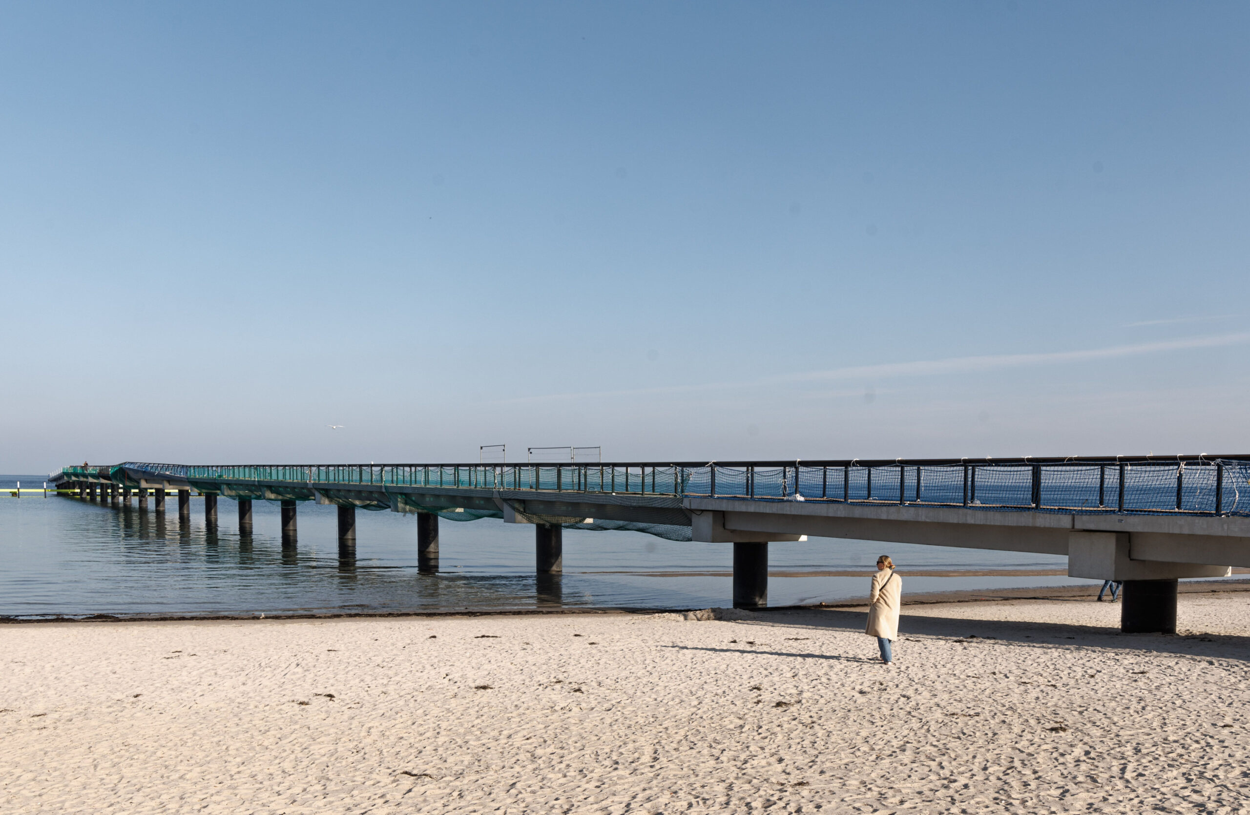 Die neue Seebrücke in Scharbeutz