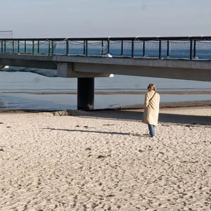 Die neue Seebrücke in Scharbeutz
