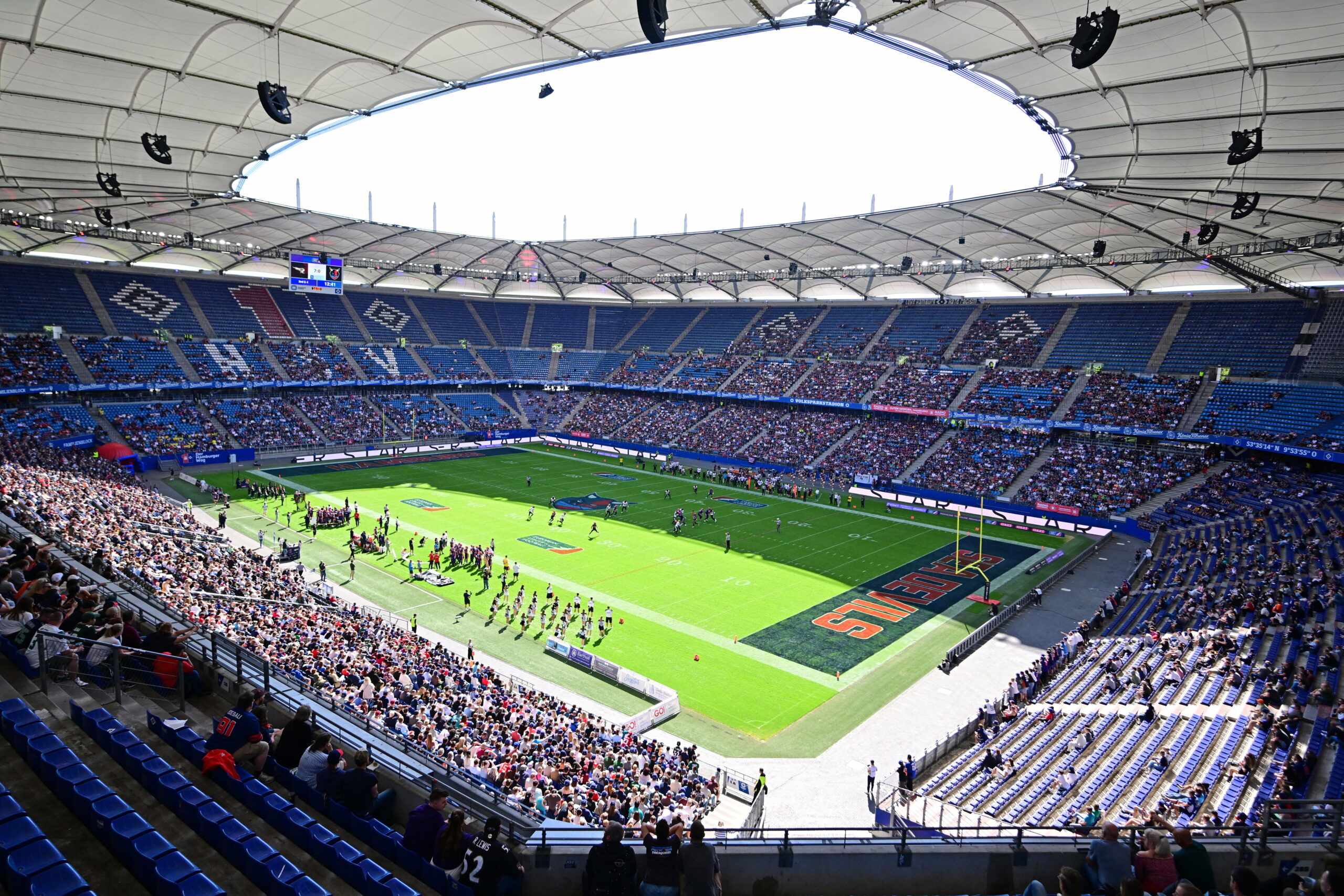 Hamburg Sea Devils im HSV-Stadion