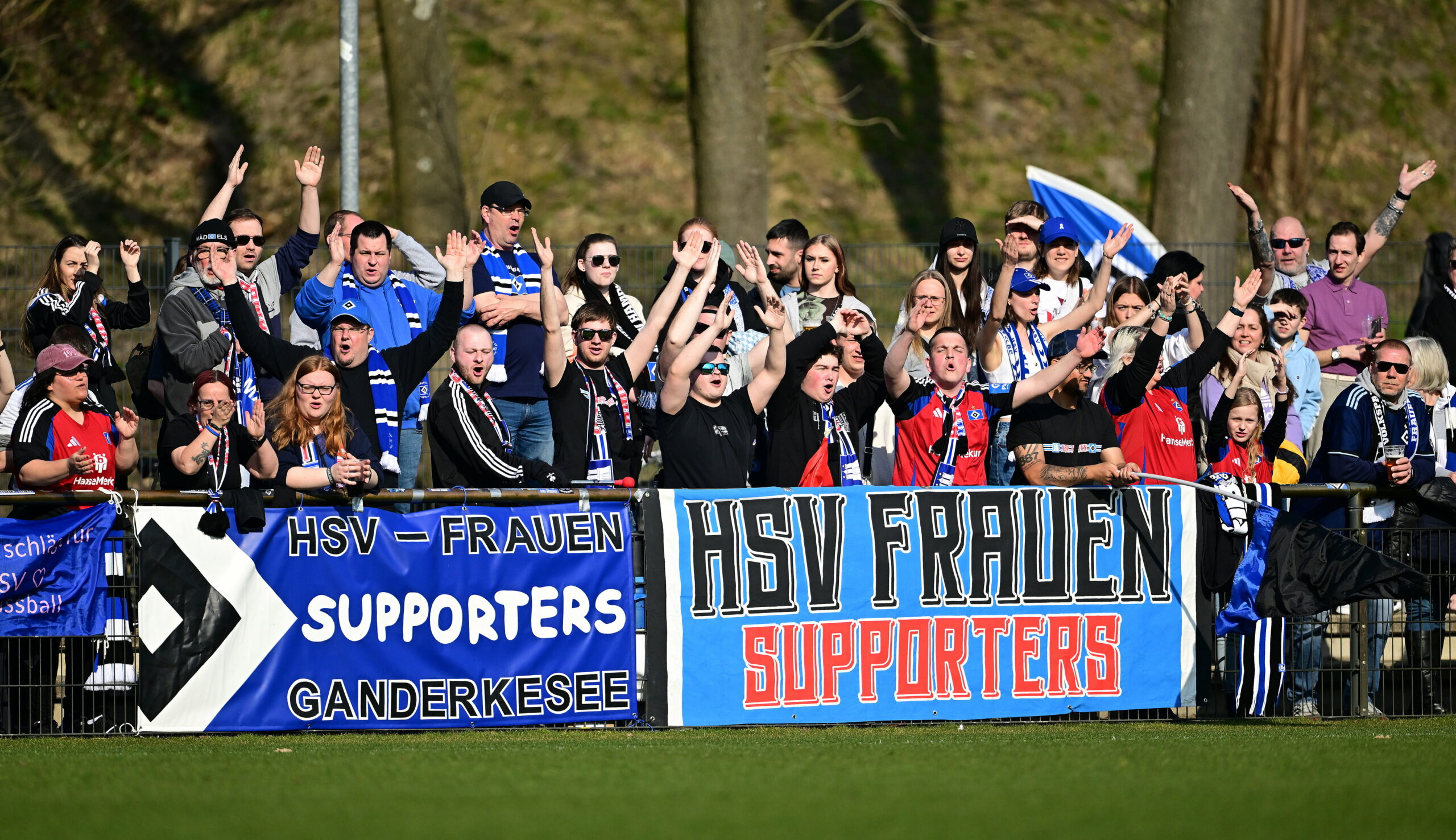 Fans der HSV-Frauen bei einem Heimspiel