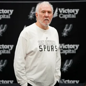 Gregg Popovich beim Media Day der NBA