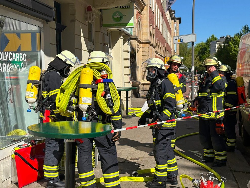 Fettexplosion in Asia restaurant in Altona-Altstadt. Ein Verletzter