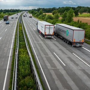 Autobahn im Norden (Symbolbild).