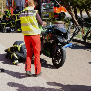 Zwei Rettungswagen und ein Notarzt waren im Einsatz.