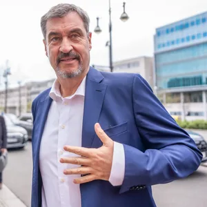 Markus Söder, (CSU), Ministerpräsident von Bayern.