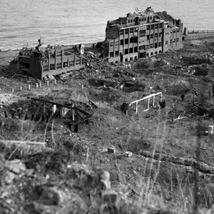 Ruinen auf Helgoland.
