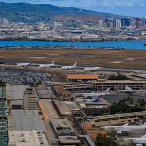 Der Flughafen von Honolulu auf Hawaii (Archivbild).