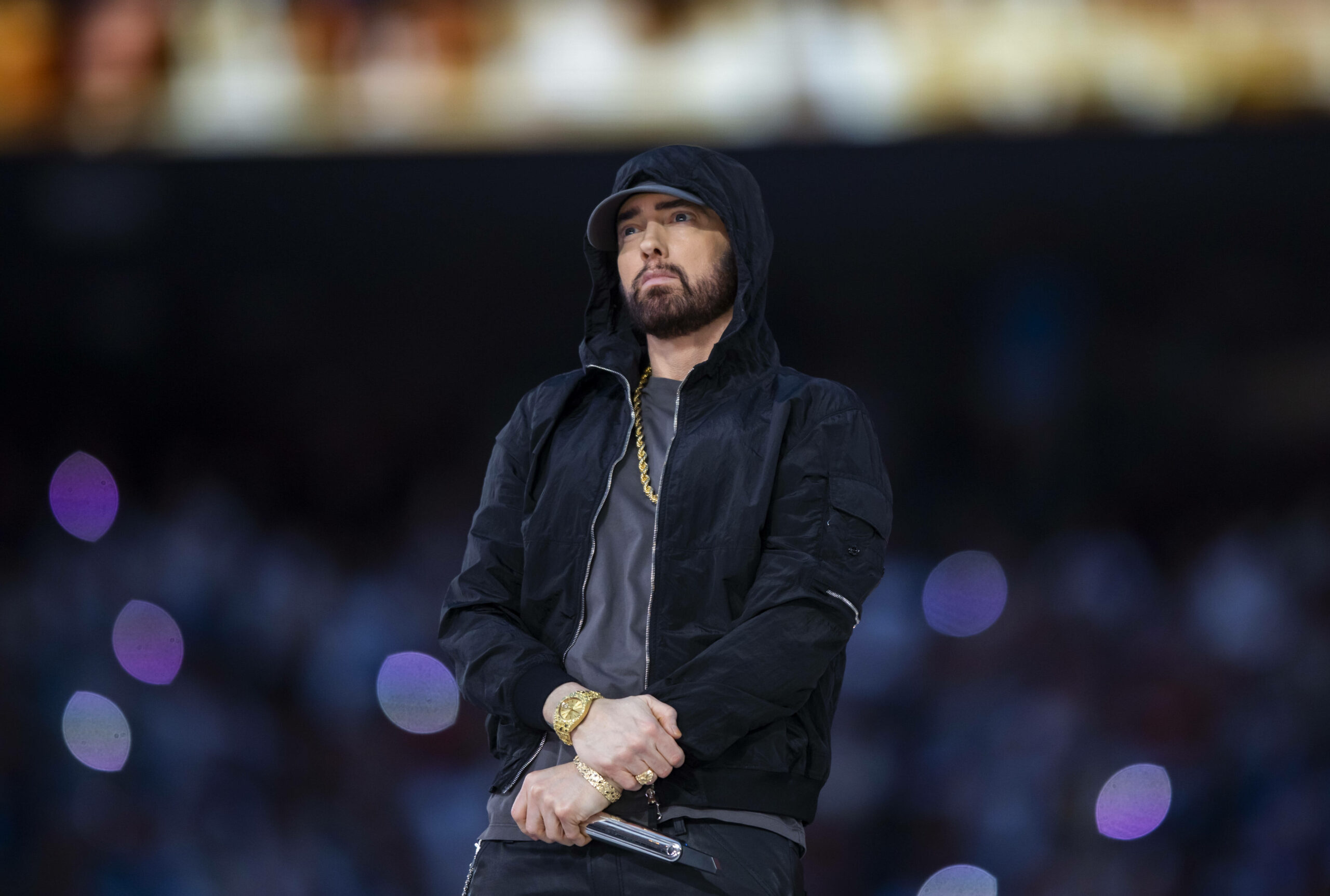 Eminem auf der Bühne