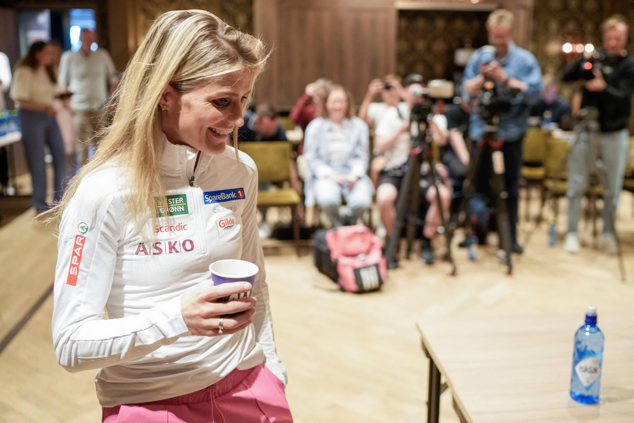 Therese Johaug lacht