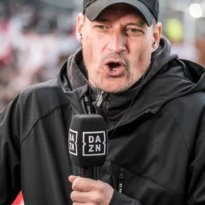 Alex Blessin beim TV-Interview