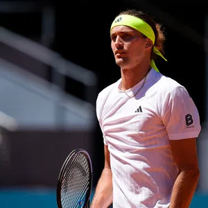 Alexander Zverev konzentriert