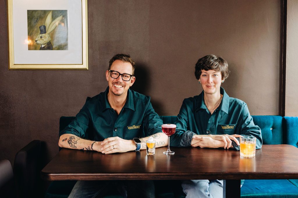 Constanze Lay und Florian Sonneborn vom „The Rabbithole“ auf St. Pauli.