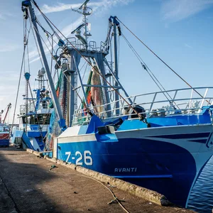 Das belgische Fischerboot „Avanti“