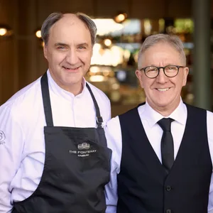 Küchenchef Jochen Kempf (l.) und Patron Francesco Delvecchio