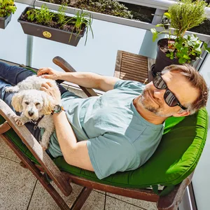 Der MOPO-Fotograf und sein Hund fühlen