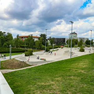 Skateanlage im Inselpark Wilhelmsburg