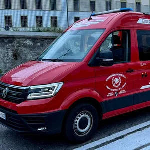 Einsatzwagen der italienischen Feuerwehr.