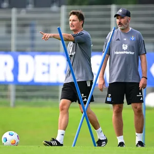 Knapp drei Jahre arbeitete Merlin Polzin als Co-Trainer an der Seite von Tim Walter beim HSV.