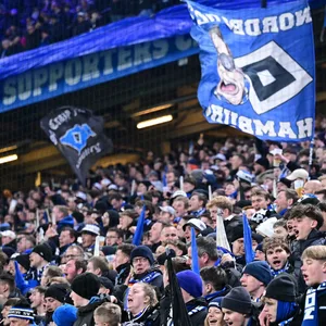 Nordtribüne mit HSV-Fans