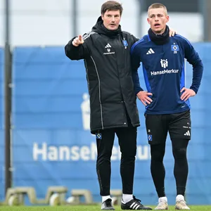 Für HSV-Trainer Merlin Polzin ist Miro Muheim ein „ein unfassbar wichtiger Spieler“